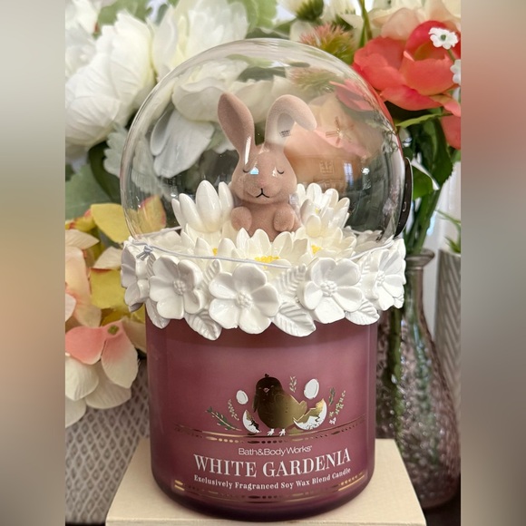 🆕🐰 BATH & BODY WORKS LIMITED EDITION EASTER BUNNY GLOBE 3-WICK CANDLE. NEW! - Picture 2 of 11